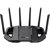 Router Gaming Wireless ASUS TUF Gaming BE9400, BE9400, Tri-Band, Quad-Core 1.5GHz CPU, 256MB/1GB Flash/RAM, 4K-QAM, MLO, 2.5G quad-port, AiProtection, Adaptive QoS, VPN Fusion, Instant Guard, IPTV, OFDMA, MU-MIMO, UTF-8 SSID, Port forwarding, AiMesh