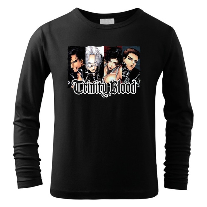 Bluza copii Anime Trinity Blood, Negru