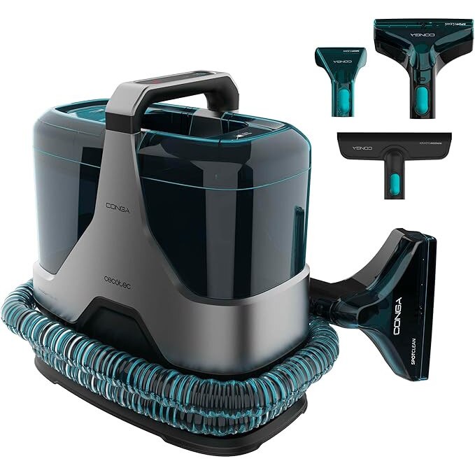 Curatator de covoare si aspirator Cecotec, 600 W, 15 kPa, 1300 ml