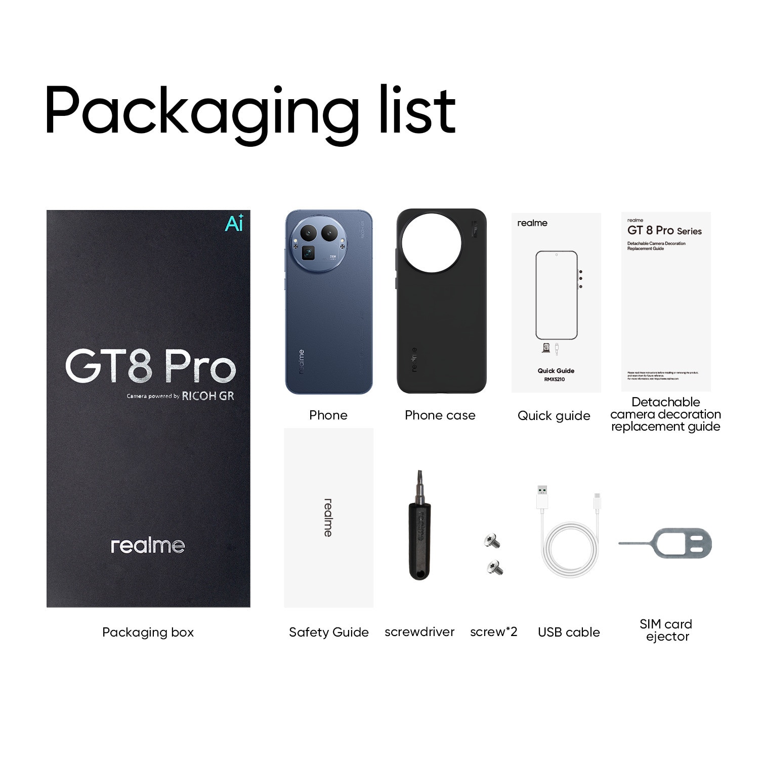 Telefon mobil realme GT 8 Pro, 512GB, 16GB RAM, 5G, Urban Blue