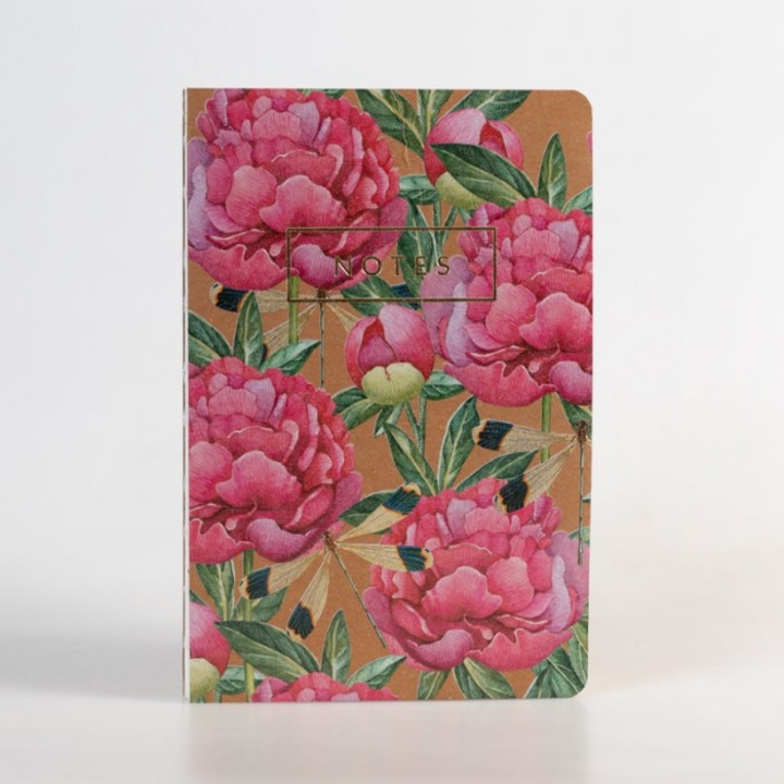 Caiet, Greenmink, 128 pagini, coperta din carton reciclat, 135x205mm, multicolor