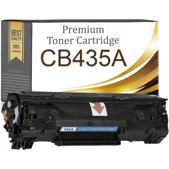 Prémium kompatibilis toner & Ink CB435A (35A), HP LaserJet P1005/P1006/P1007/P1008/P1009 nyomtatókhoz, fekete, 5 db-os szett
