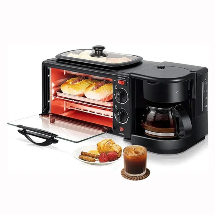 Aparat Multifunctional pentru Mic Dejun – Morning Station, Capac Inclus, 2800W