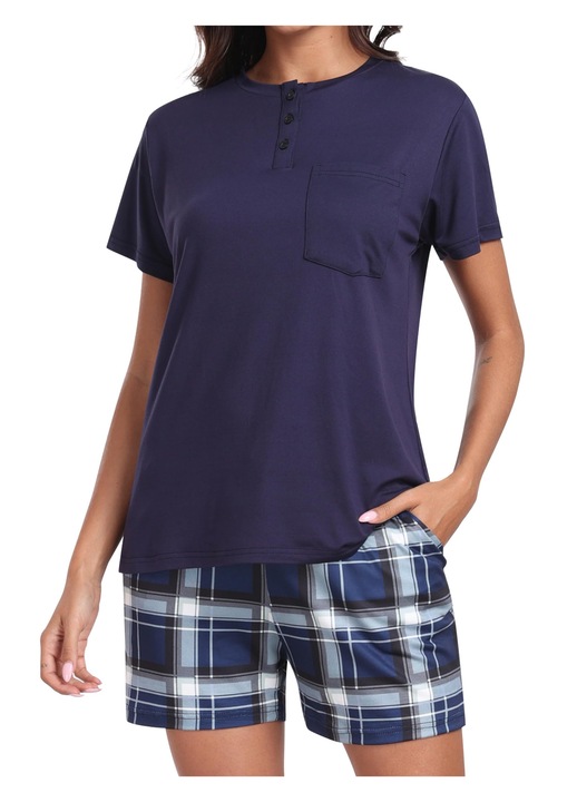 pijama MoFiz, Albastru inchis