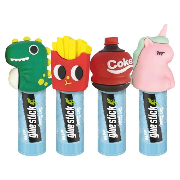 Lipici solid cu capac tip figurine, 9g