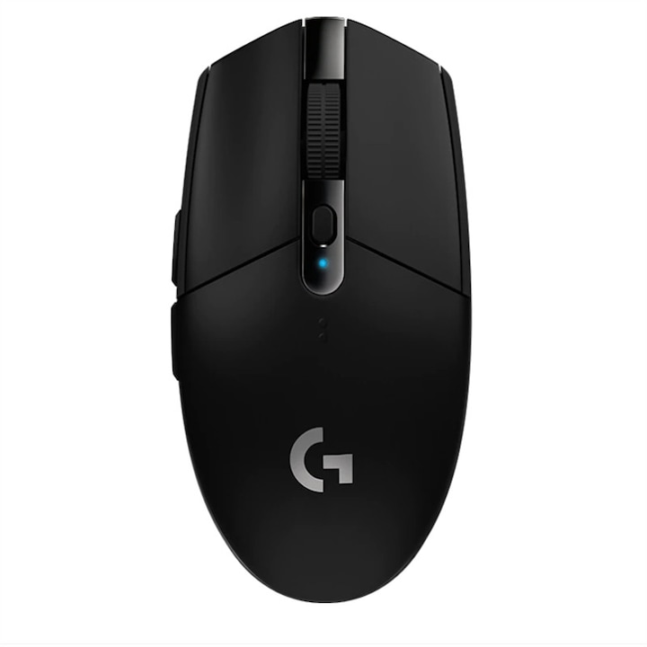 Mouse Gaming Wireless Lightspeed, Sensor Hero Optical 12K DPI, Negru