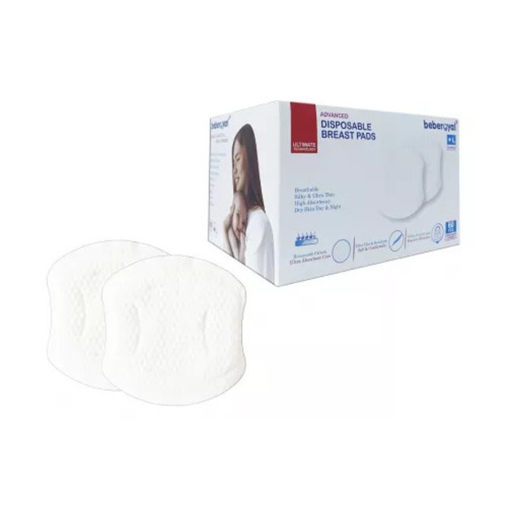 Set X 60 Tampoane Superabsorbante pentru San, Asigura Protectie, mentine pielea uscata si catifelata Night & Day