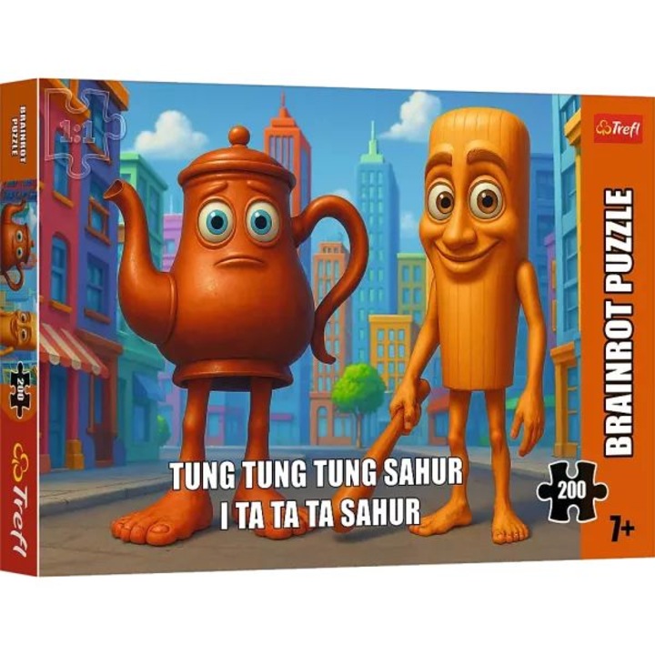 Trefl: Brainrot Tung Tung Tung Sahur - 200 darabos puzzle