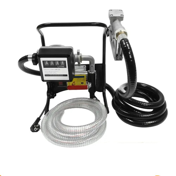 Pompa electrica diesel, autoamorsare 375W, debit 2400L/h, 220V, argintiu