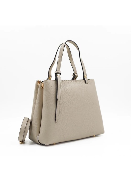 Poseta Piele Martine - Bej, Geanta Casual din Piele Naturala, Geanta, Genti