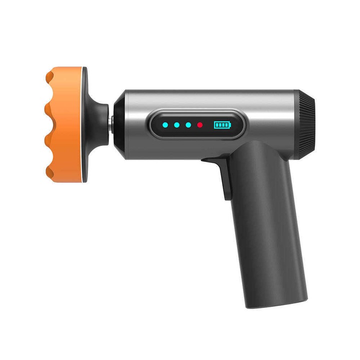 Aparat de lustruit auto reincarcabil, 4000 mAh, 2000 RPM, display digital, 19.6x19.2x8.1cm