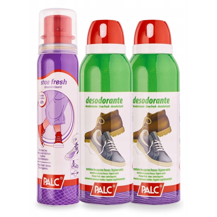 Set deodorant antibacterian pentru incaltaminte, pentru degete, 3 in 1, 125 ml - 2 bucati, 100 ml cu 2 duze, neutralizator de mirosuri, odorizant, protectie eficienta pana la 48 de ore, utilizare universala, aplicare usoara, ideal pentru toate tipurile
