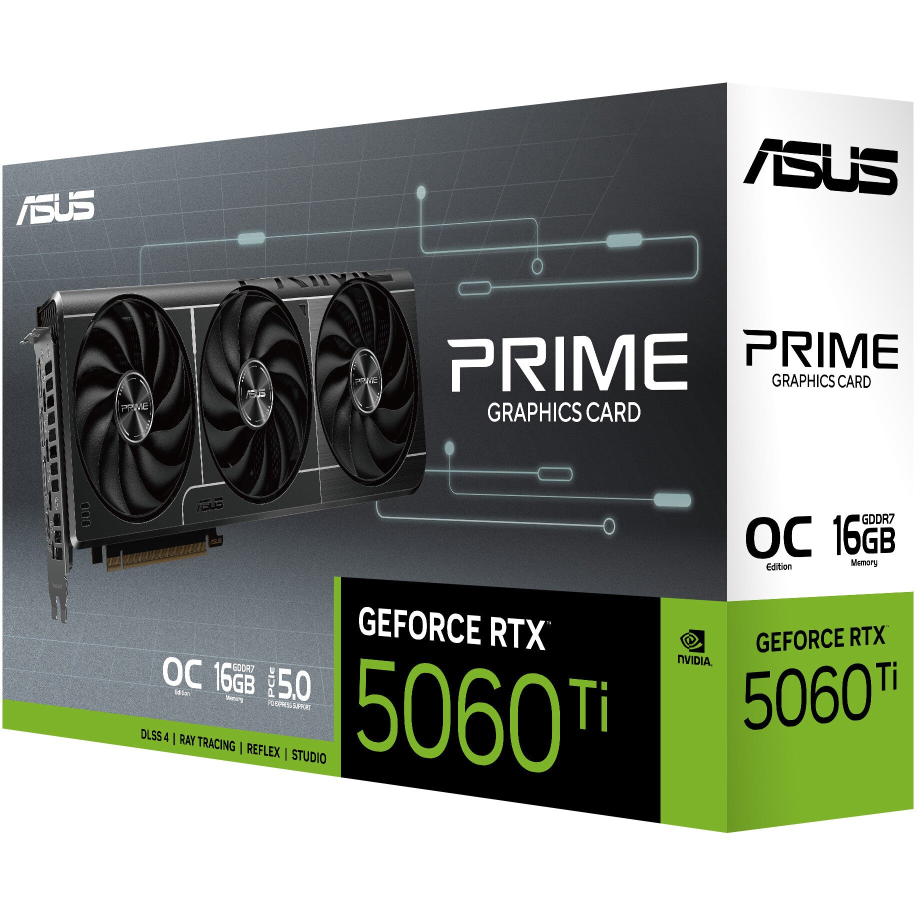 Placa video ASUS PRIME GeForce RTX™ 5060 Ti OC Edition,16GB GDDR7
