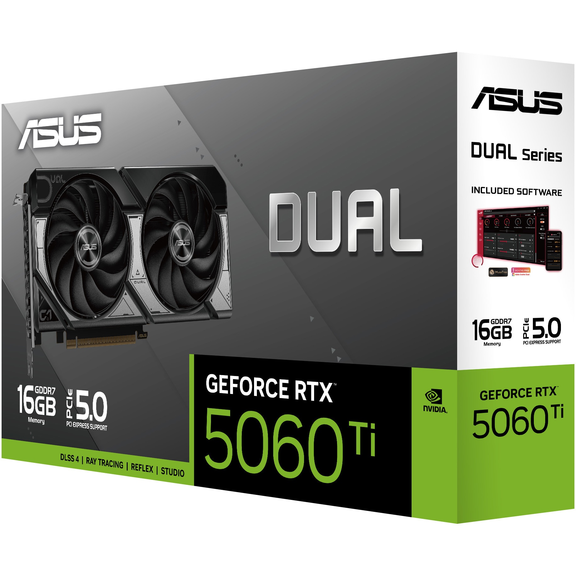 新品　ASUS Dual GeForce RTX 5060 Ti 16GB Placa video ASUS Dual GeForce RTX™ 5060 Ti,16GB GDDR7,128-bit