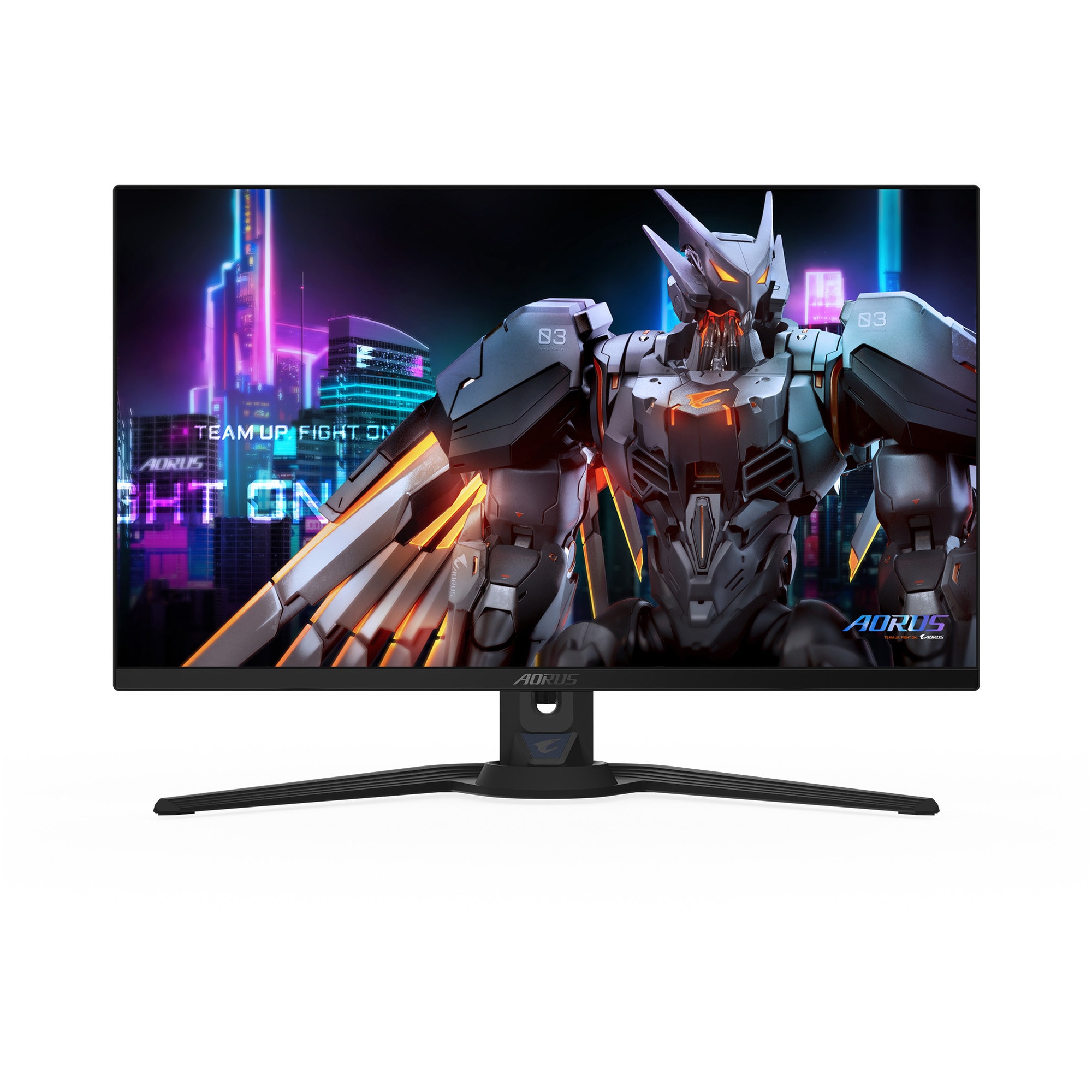 Monitor gaming Gigabyte AORUS, QD-OLED, 27", QHD (2560 x 1440), 500Hz, 0.03ms(GTG), 2x HDMI 2.1, 1x DisplayPort 2.1, USB-C, Boxe 5W x2, Negru