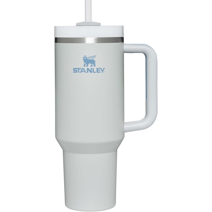 Stanley Quencher H2.0 termosz fogantyúval és szívószállal, háromállású fedél, szigetelt rozsdamentes acél, 40 oz, ködszínű