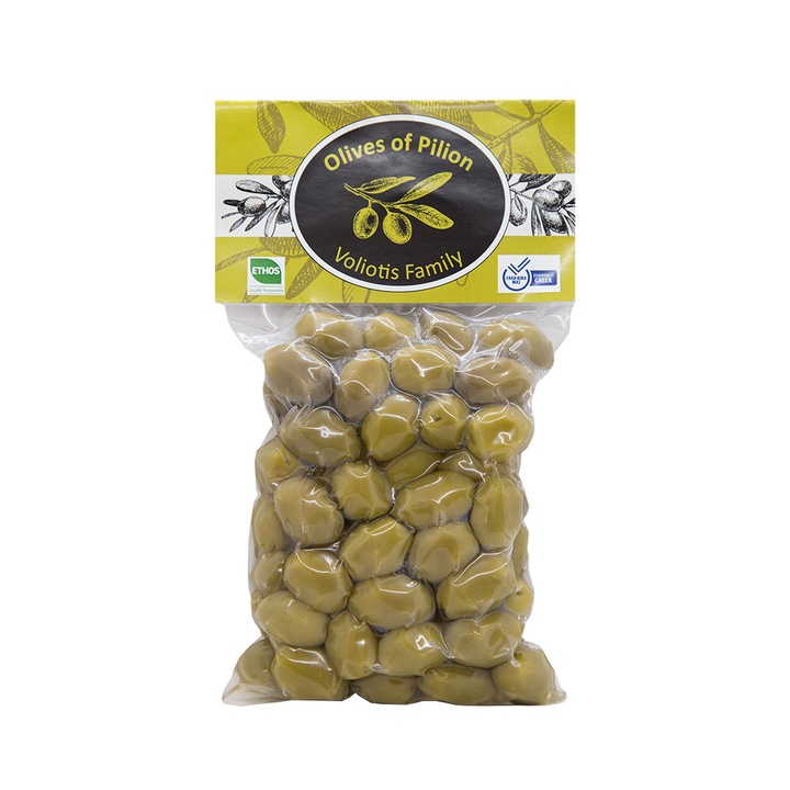 Masline verzi, Voliotis Family, tip Amfissa, 500g