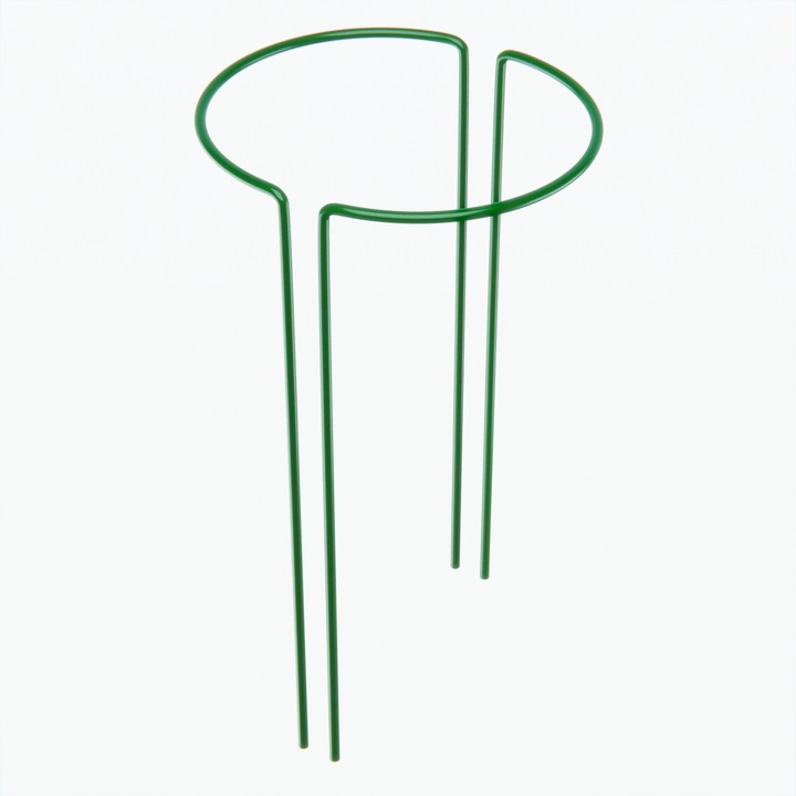 Virágtartó támaszték, John Green, 2 darabos készlet, kültéri és beltéri használatra, magasság 70 cm, szélesség 35 cm, zöld acél