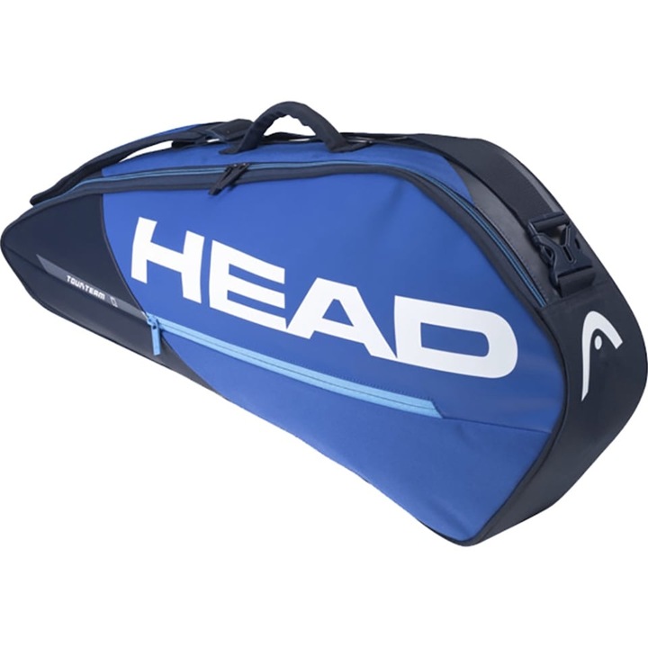 Чанта за тенис Head Tour Team 3R, синя/тъмносиня, капацитет 3 ракети