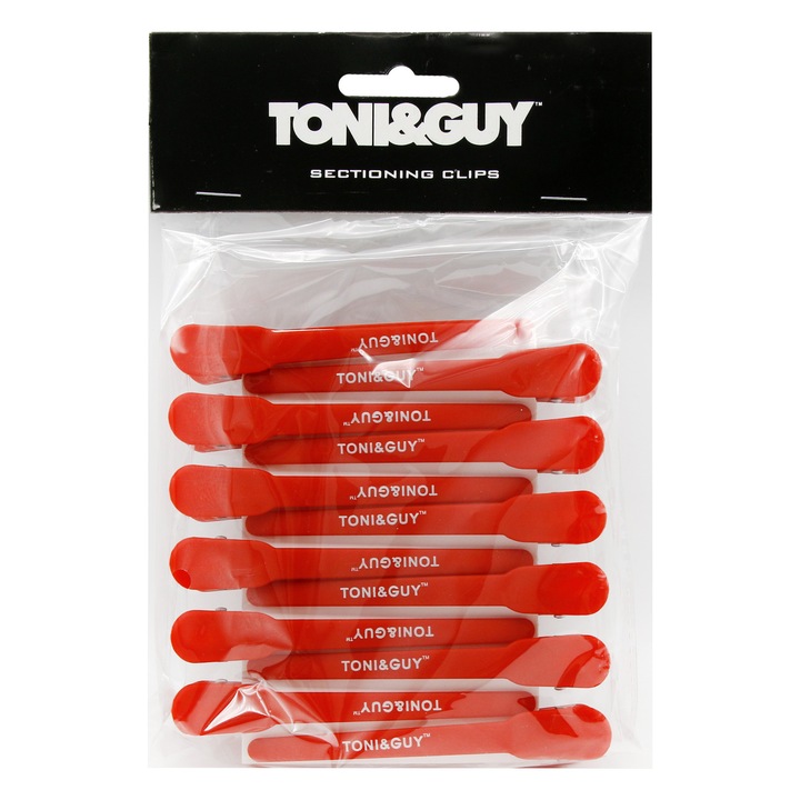 Clip de par (12 buc), rosu