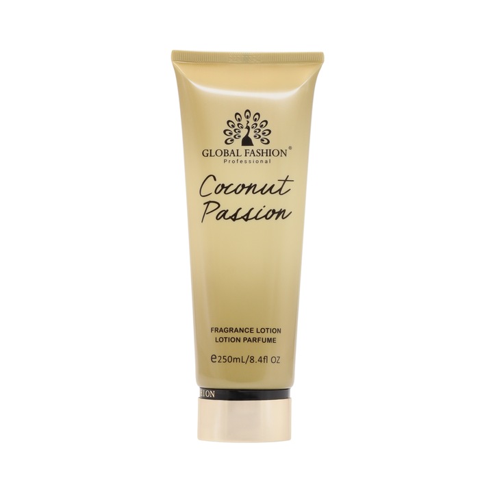Global Fashion testápoló tej, Coconut Passion, 250 ml, hidratáló, illatosított