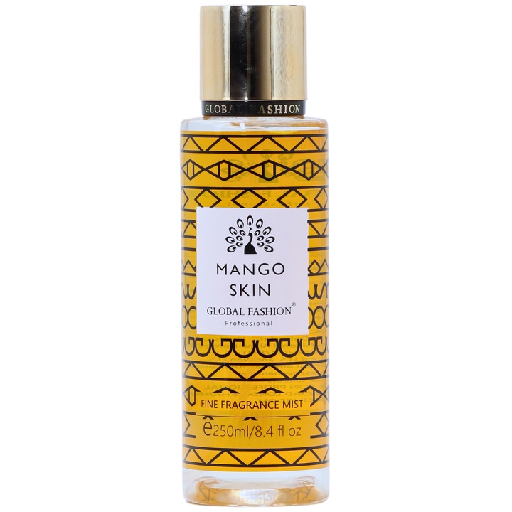 Спрей за тяло, Global Fashion, Mango Skin, 250мл, плодов аромат, за жени