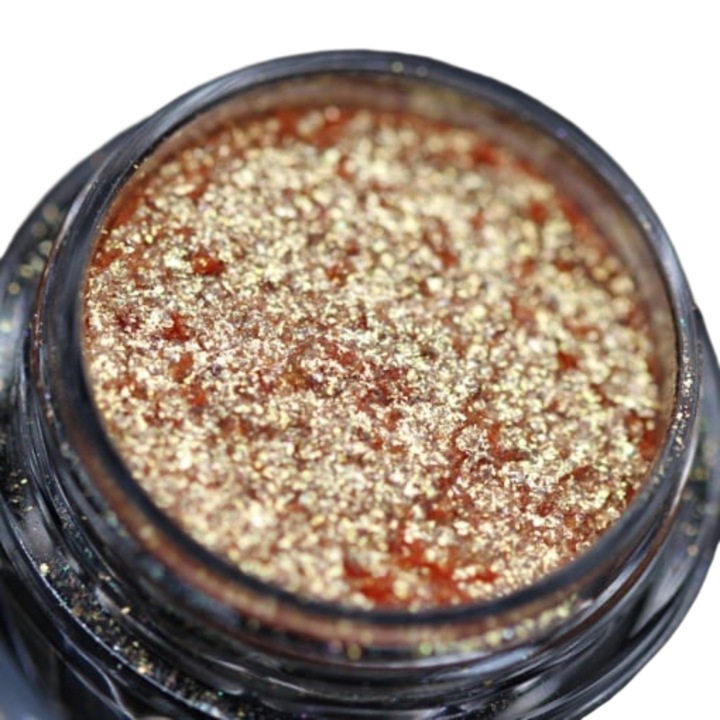 Pigment KAJOL Beauty PK97 őszibarack arany irizáló csillámmal/mikrocsillámmal sminkhez, 1g