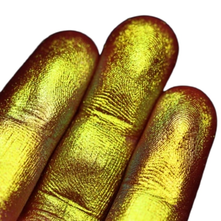 Pigment KAJOL Beauty PK81 barna-bronz-olívazöld Duokróm sminkhez, 1g