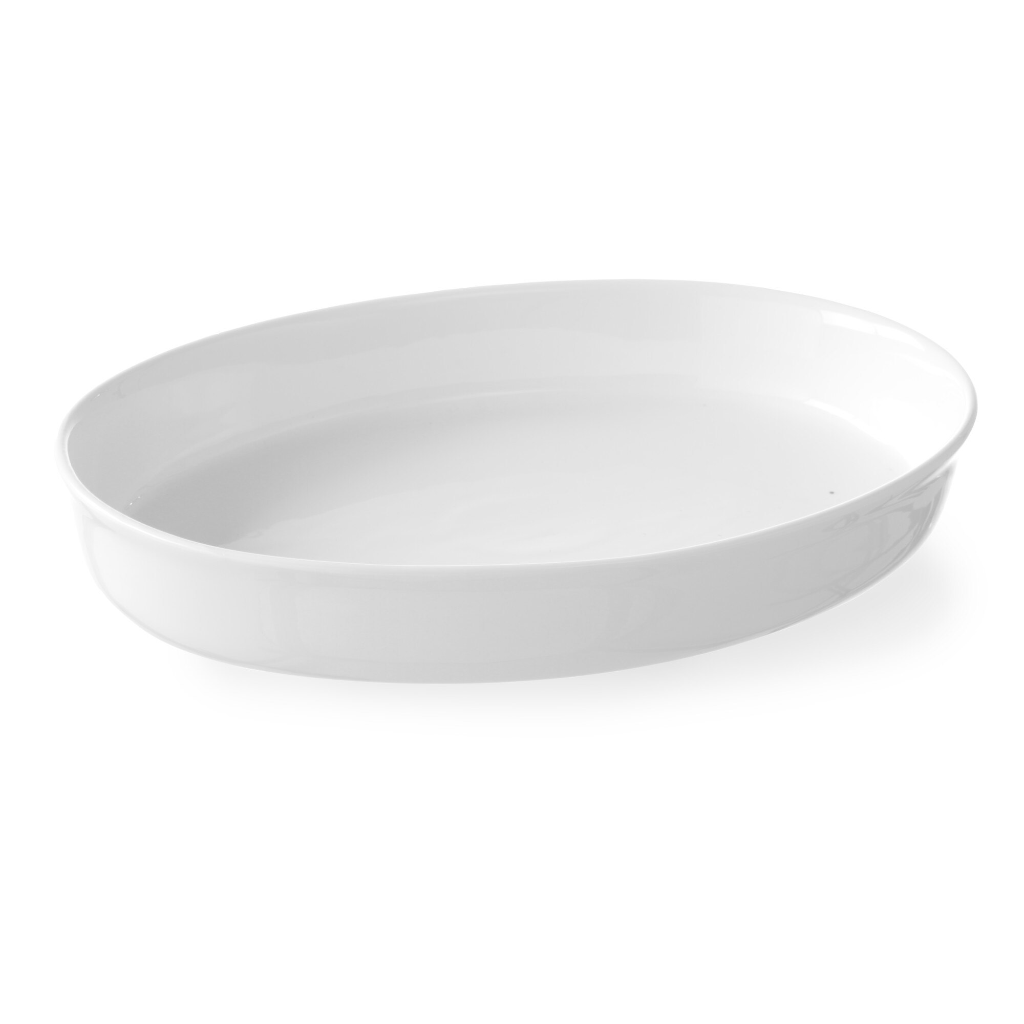 Vas cuptor oval Hendi 375x260x(H)56 mm, portelan ultra-rezistent pana la 600 gr C