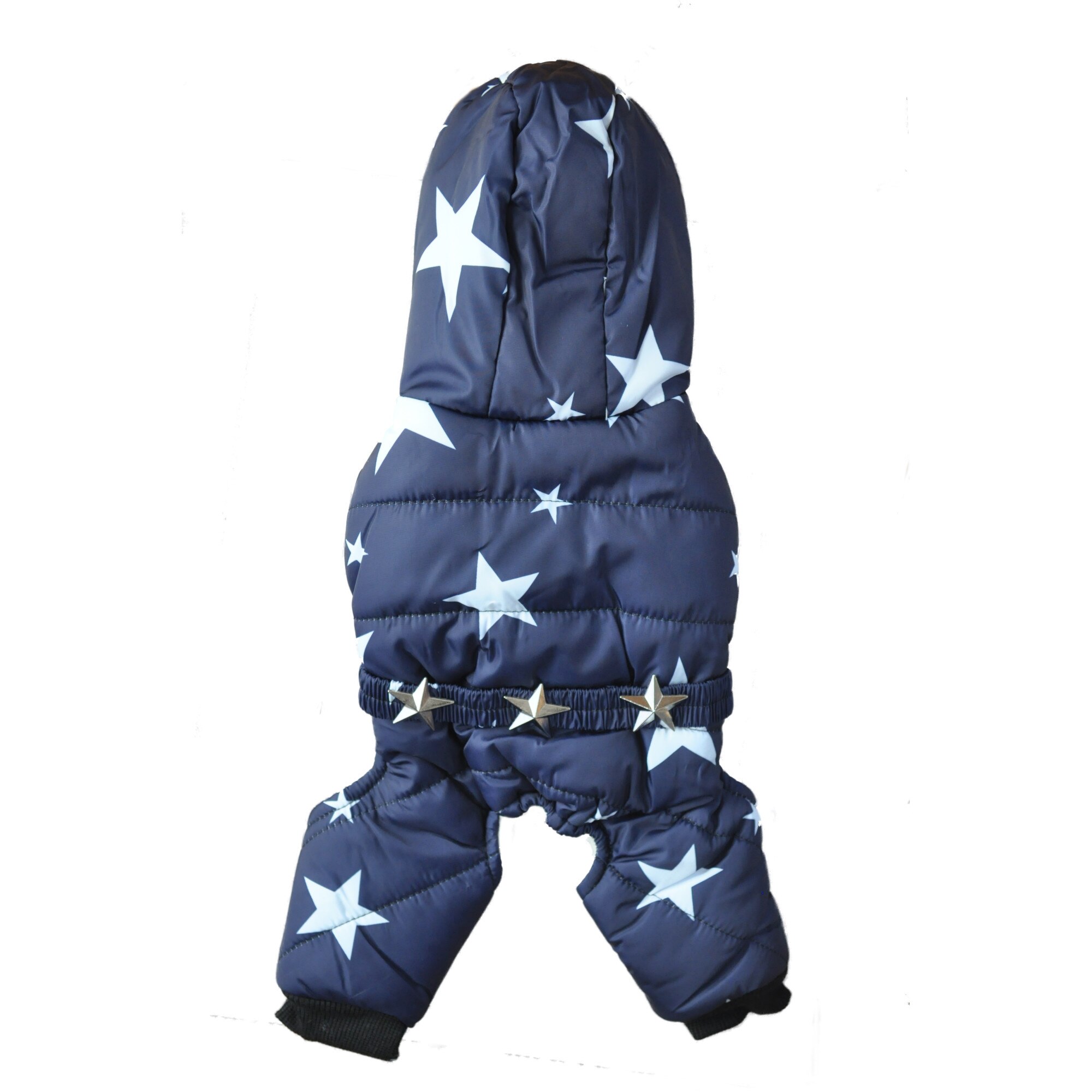 Geaca catei , albastru, 38 cm(lungime) 2XL