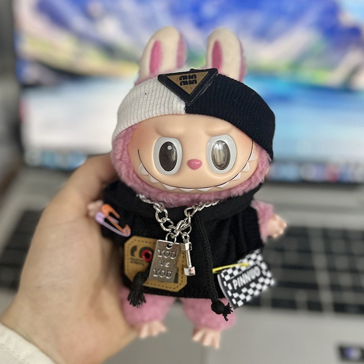 Babaruha szett 17 cm, fekete