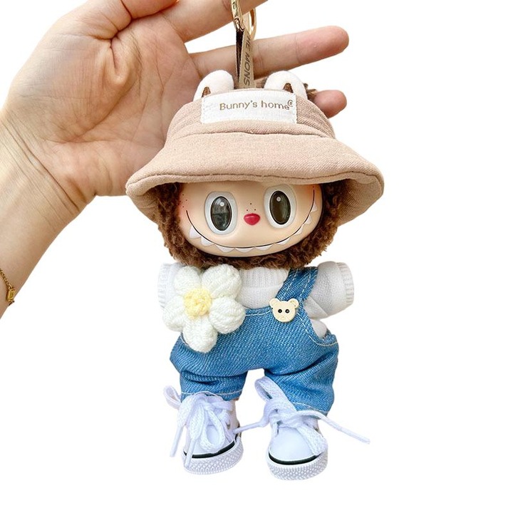 Babaruha szett plüss babákhoz, 17cm, 5 részes