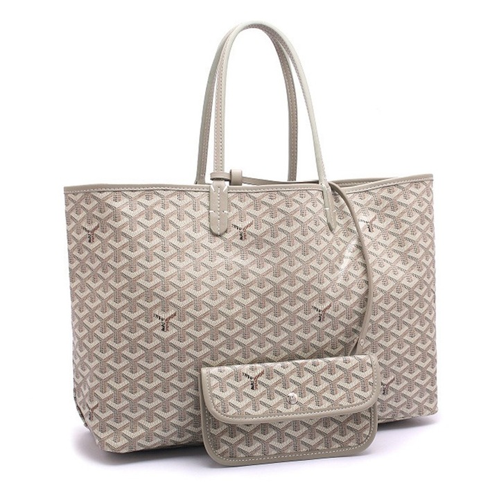 Női táska Dogtooth, nagy űrtartalmú, mintás, barna színű, M méret 48x27cm