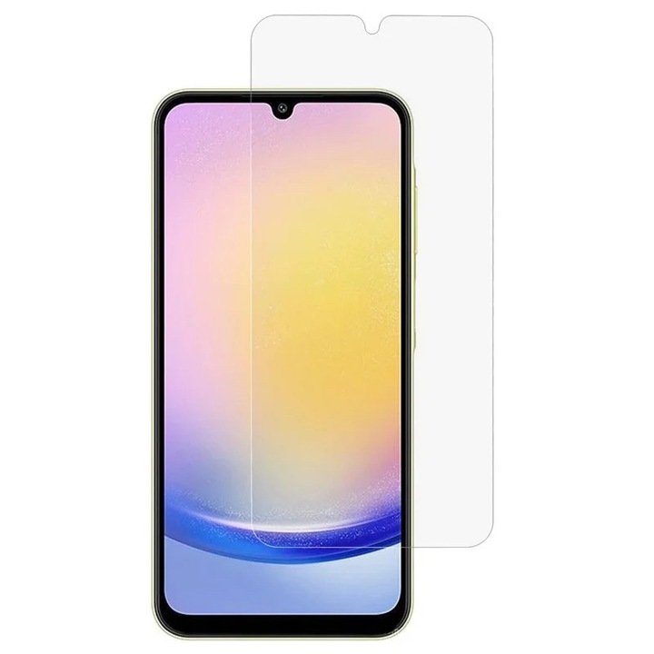 Folie Securizata pentru Samsung Galaxy A24, Flippy, Sticla Securizata 3D, High Definition Ultra Clear 2.5 HD, Margini Arc, 0.3 mm, Anti Zgirieturi, Anti bule, Transparenta