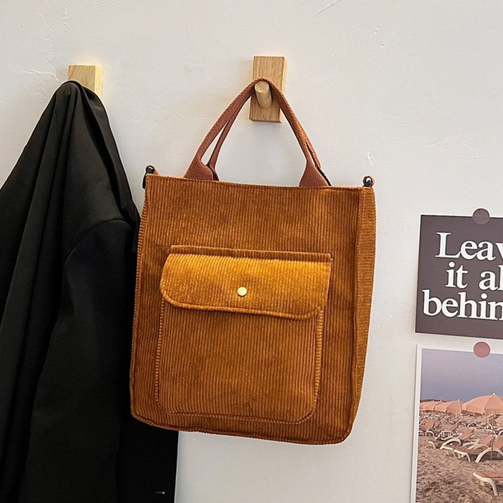 Noi valltaska, 28x8x32cm, kordbarsony, taskadwqf