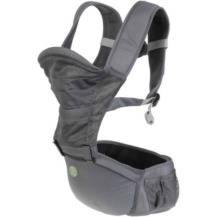 Marsupiu versatil cu buzunar depozitare, 5 pozitii 3.5 - 18kg, model elevate, Dreambaby, 600 x 400 x 650 mm