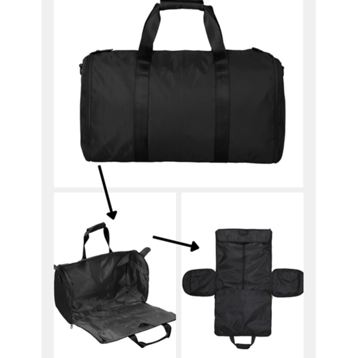 Geanta de voiaj si Husa pentru haine 2 in 1 Travelite Basics, negru