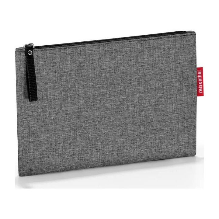 Geantă de voiaj Reisenthel Case 1, gri, dimensiuni compacte, material rezistent, 0.5 l