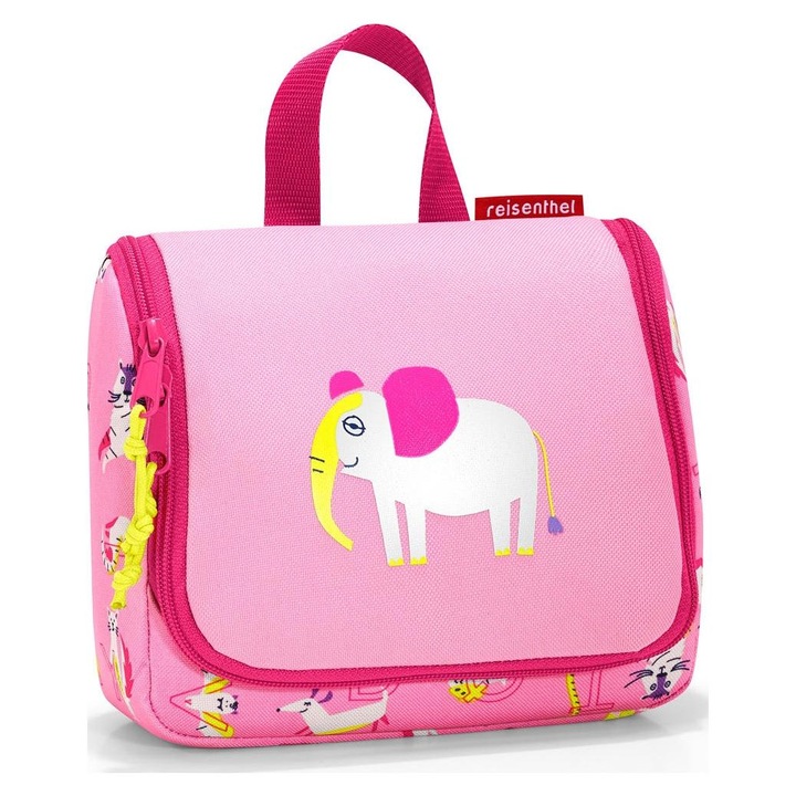 Geantă de toaletă Reisenthel, copii, 3 compartimente, roz