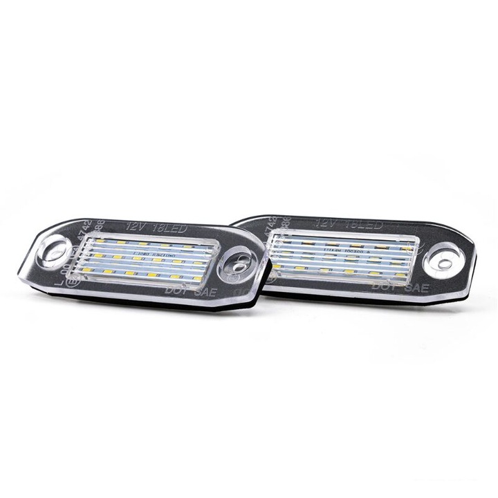 Set 2 bucati lampa numar LED Volvo S40, 60, 80, XC60, 90, C70, V50, 60, AMIO 4542, 71301