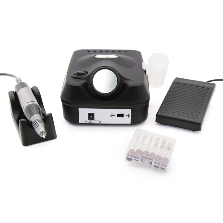 Електрическа пила за маникюр и педикюр Bee Nails, BN-335, 65w, 45000 оборота в минута, черна