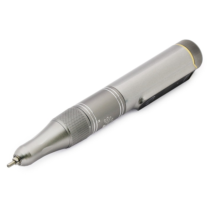 Pila electrica pentru manichiura, cu baterie JF-108, 35000 rpm, gri