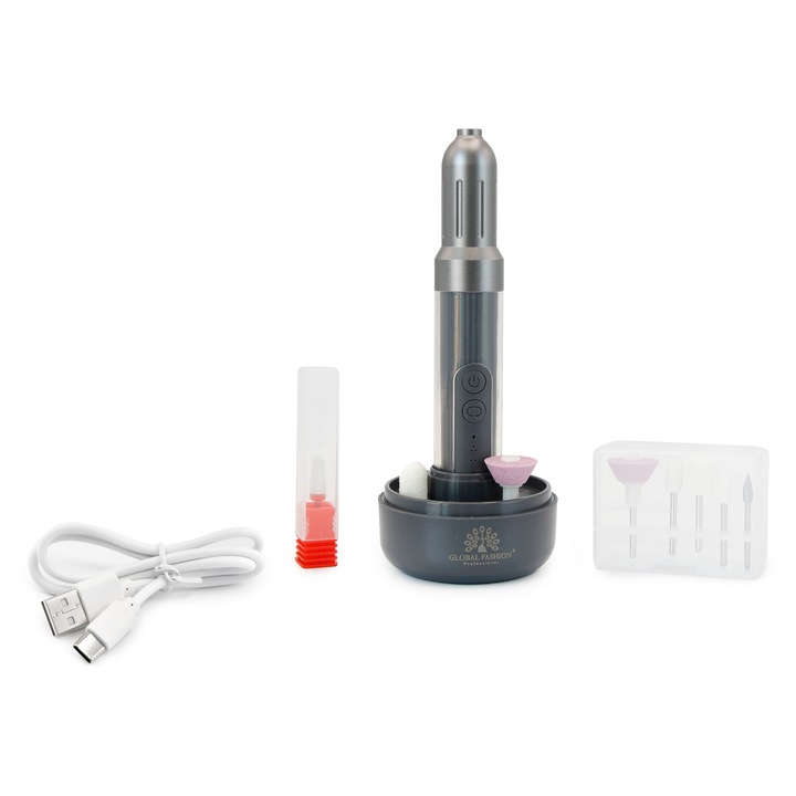 Freza-mandrina cu suport, Global Fashion, 2W, 18k rpm, GM8, negru