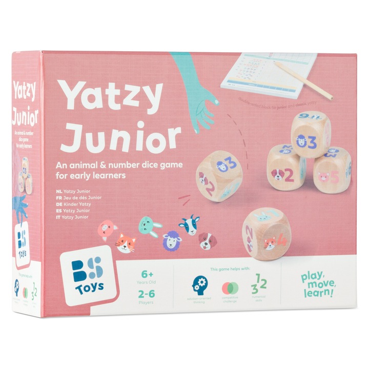 Joc educativ cu zaruri Yatzy Junior, BS Toys