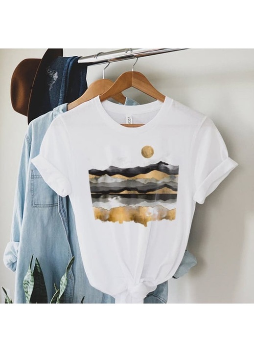 Дамска Тениска Golden Sands Бяла, Бял