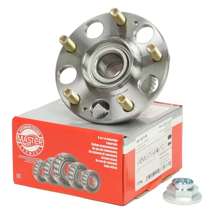 Kerékcsapágy Master-Sport Honda Civic IX / Tourer, Civic VIII Hatchback, 5 lyuk, 139mm