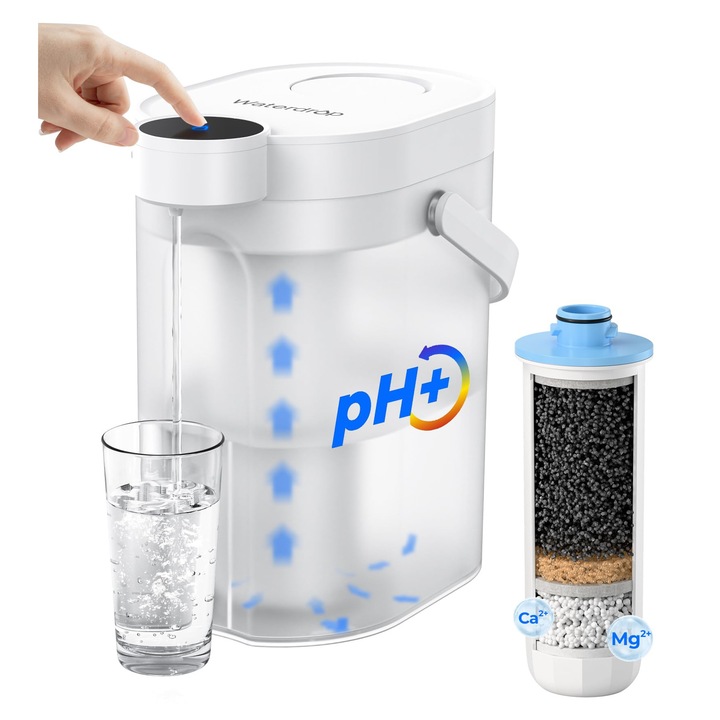 Cana filtrantă, Waterdrop, 3, 5 L, electrică, portabilă, multicolor