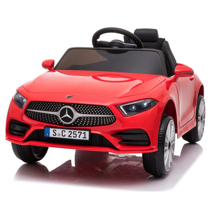 Mercedes-Benz CLS 350 – Masinuta electrica oficial licentiata pentru copii (12V, 2 motoare) - Rosu