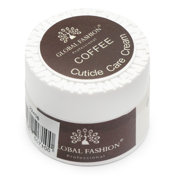 Crema pentru cuticula Global Fashion, 5 g, cafea