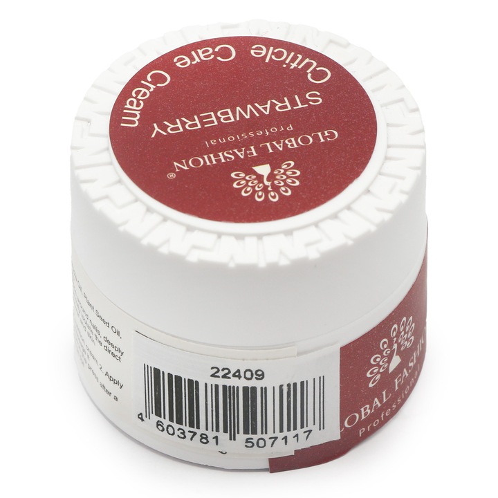 Crema pentru cuticula Global Fashion, 5 g, capsuni